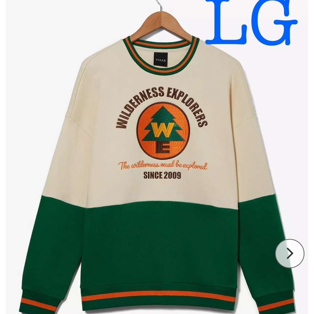 LG Disney Pixar Up Wilderness Explorer Panel Crewneck
